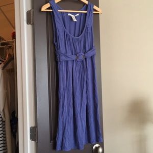 Max Studio blue 3/4 sleeveless dress